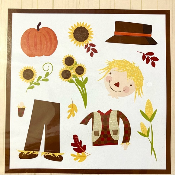 NWT Fall Scarecrow Magnets - Picture 2 of 3